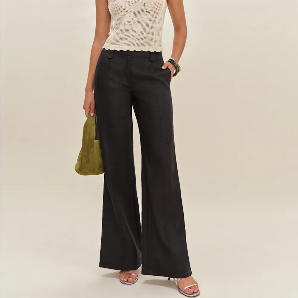 NWT Reformation Astrid Linen Pants
